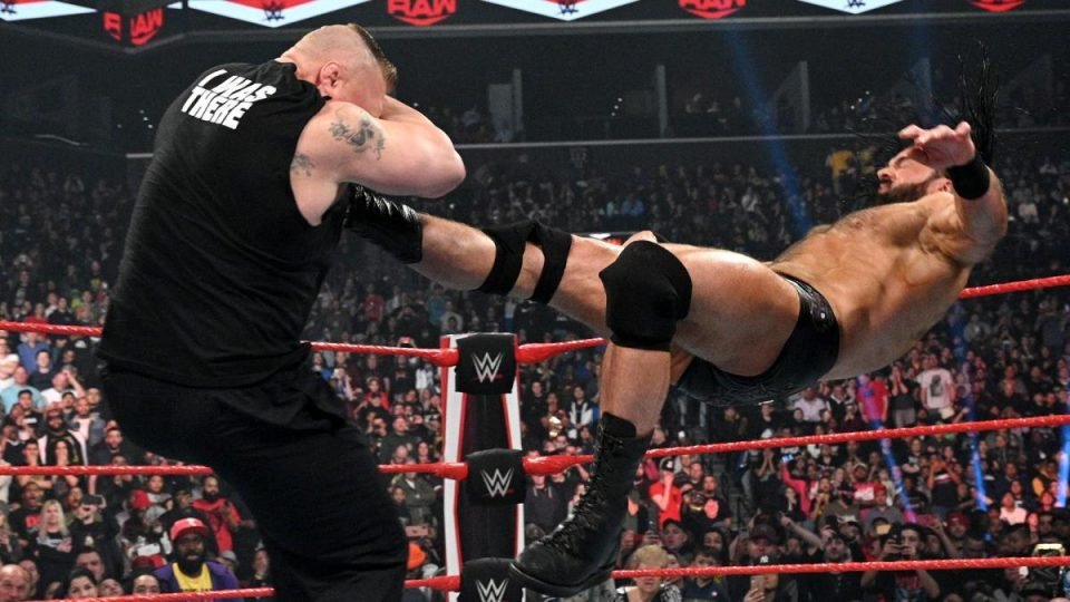 WWE Potentially Planning Drew McIntyre Vs Brock Lesnar Rematch?