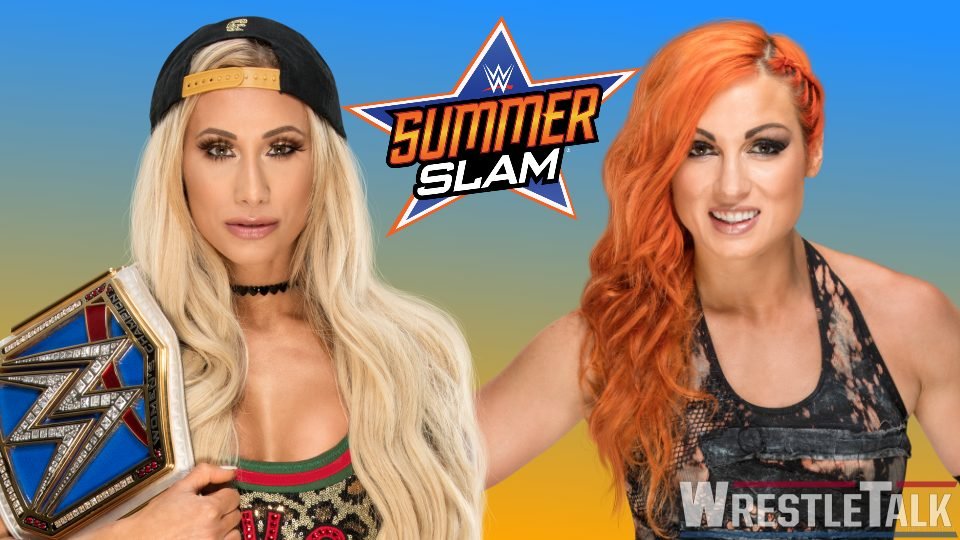 Carmella vs. Becky Lynch Confirmed For WWE SummerSlam