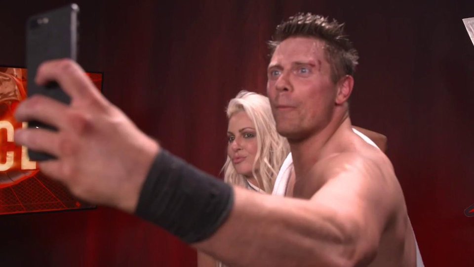 The Miz shows off shiner from Brie Bella