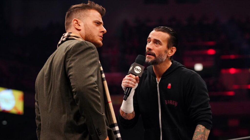 AEW star MJF and WWE star CM Punk