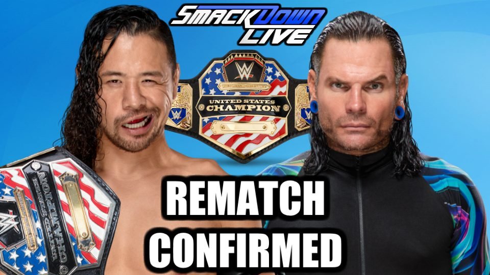 WWE US Championship REMATCH Set For SmackDown Live
