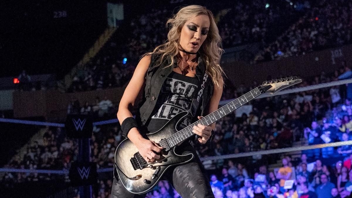 Nita Strauss Performing National Anthem At NXT TakeOver: Stand & Deliver