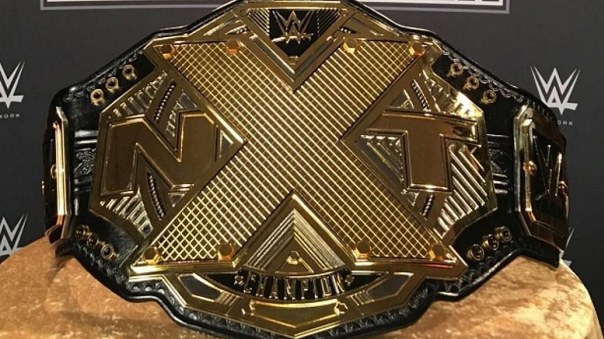 wwe nxt championship belt