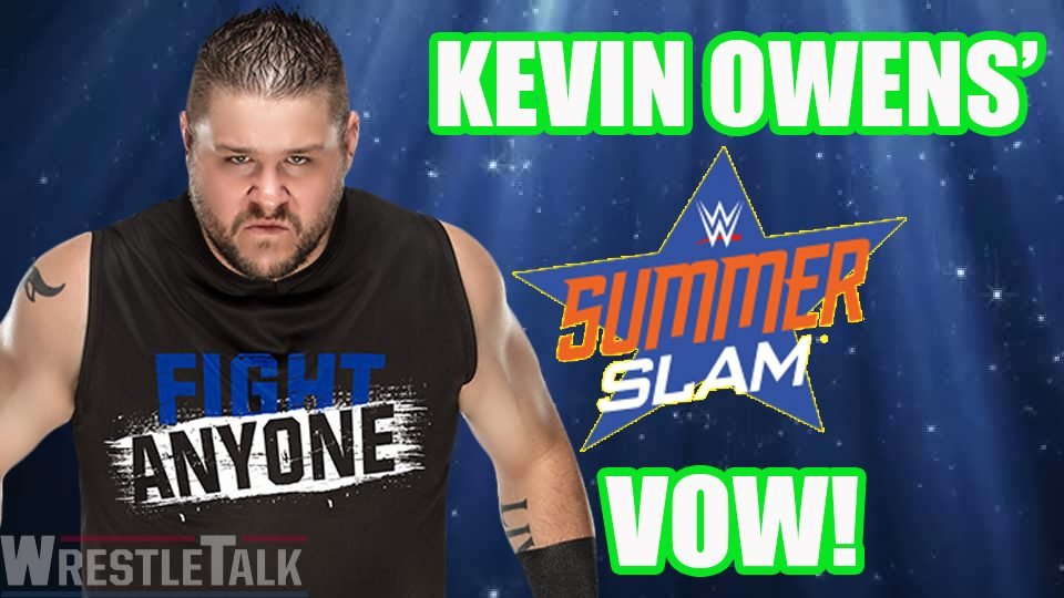 Kevin Owens Vows To Leave SummerSlam As WWE Universal Champion!