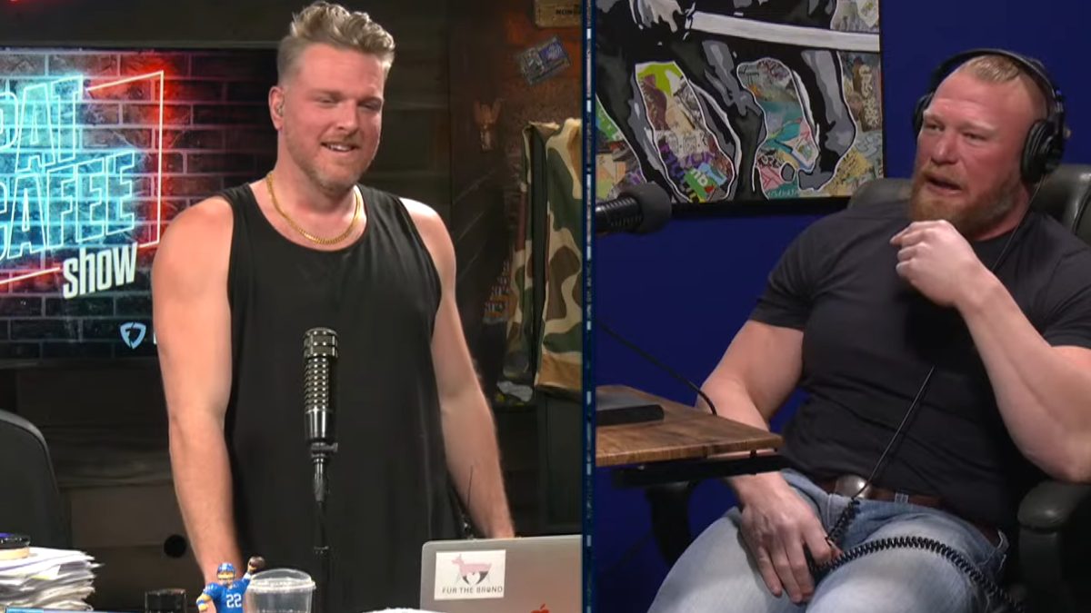 You Have To Watch This Awesome Brock Lesnar Interview With Pat McAfee