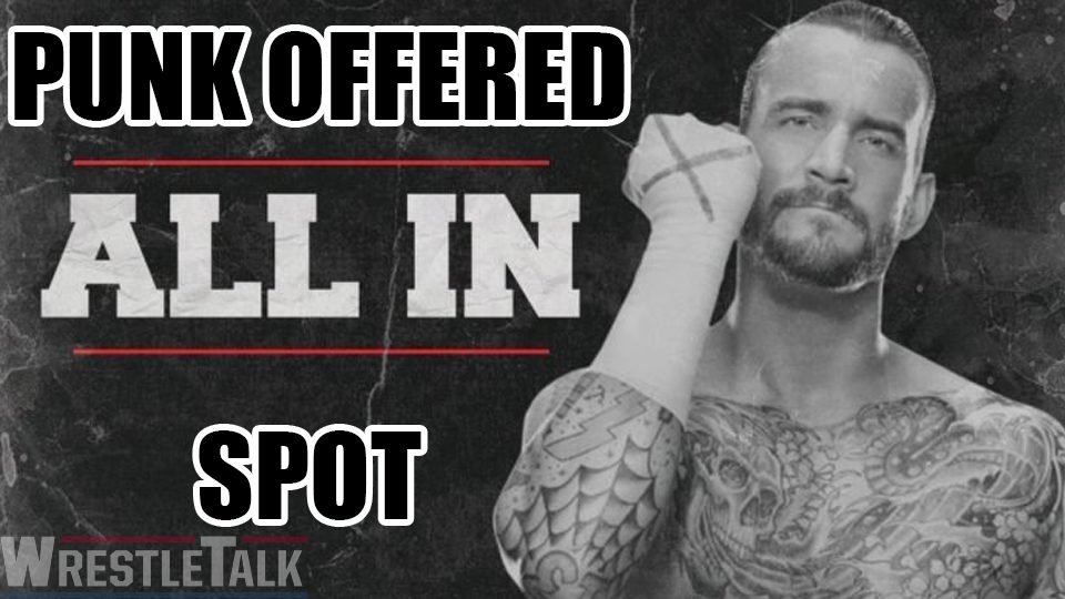 Cody Confirms – CM Punk WAS Offered All In Spot!