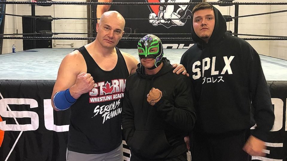 Rey Mysterio’s son training at Lance Storm’s wrestling school