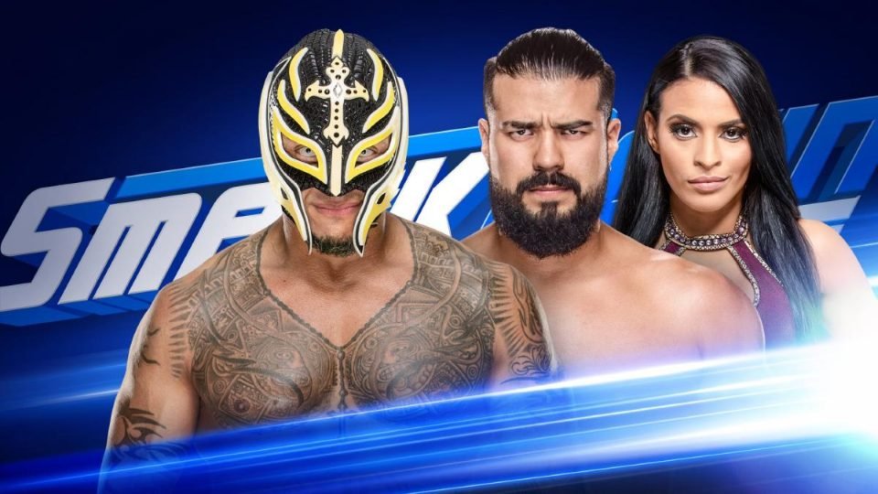 Rey Mysterio Vs. Andrade 2-Out-Of-3 Falls Match Confirmed For SmackDown Live