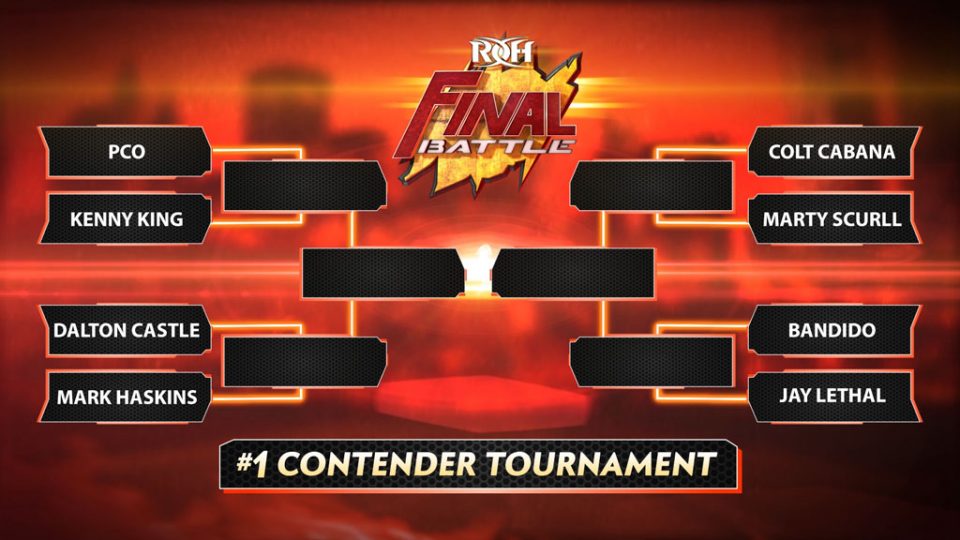 ROH Reveals Tournament Bracket For Number 1 Contender’s Tournament