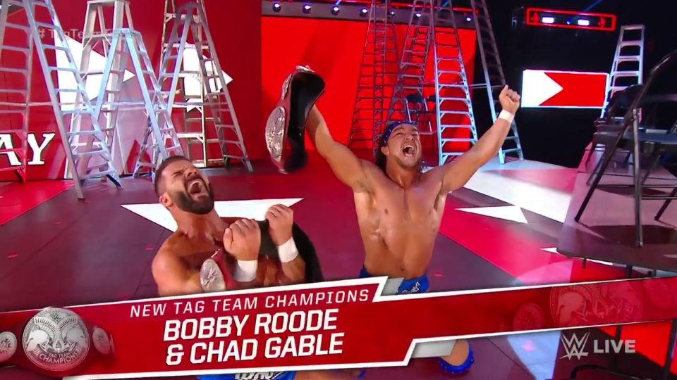 Roode & Gable Become New Tag Team Champions On Raw