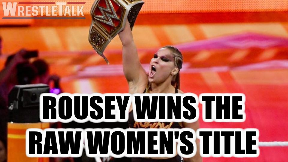 Ronda Rousey WINS Raw Women’s Championship at WWE SummerSlam 2018