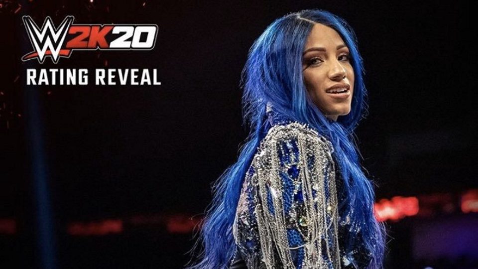 Sasha Banks Not Happy With WWE 2K20 Rating