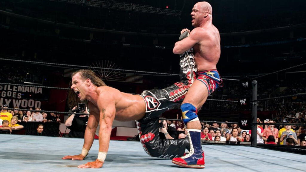 Kurt Angle vs. Shawn Michaels - WWE WrestleMania 21