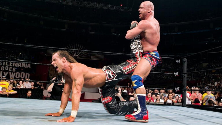 Kurt Angle vs. Shawn Michaels - WWE WrestleMania 21