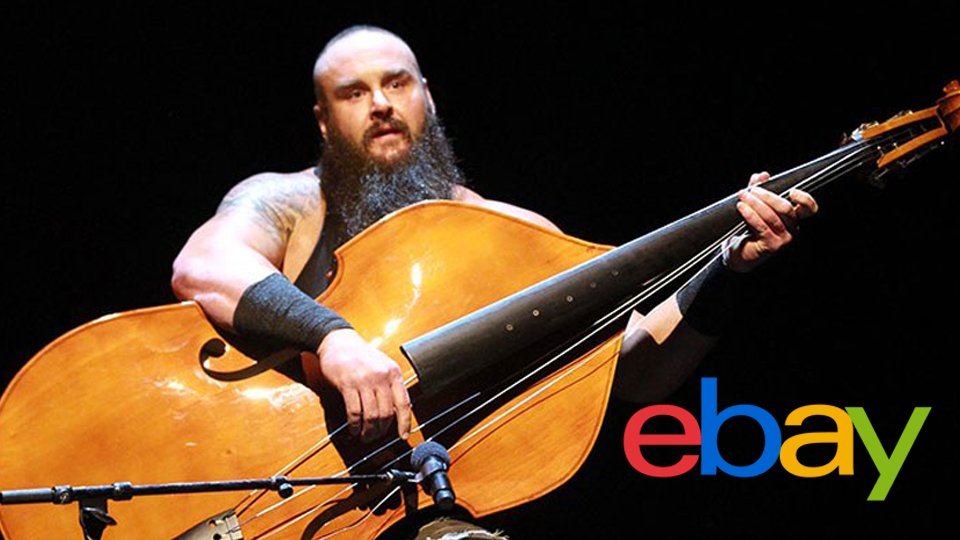 Signed Double Bass Chunk Headlines WWE Auction