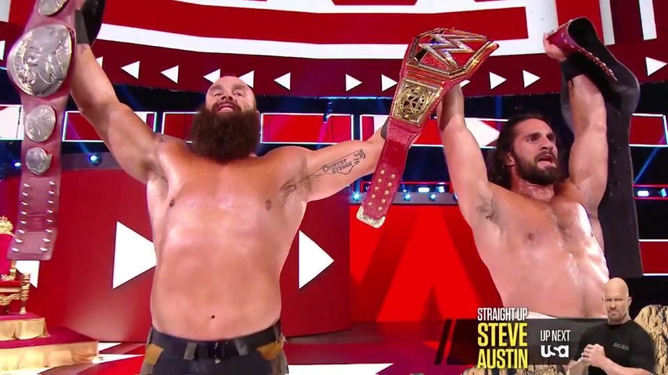 Seth Rollins & Braun Strowman Win WWE Raw Tag Team Championships