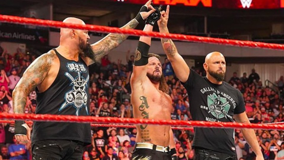AJ Styles Comments On The Release Of Karl Anderson And Doc Gallows