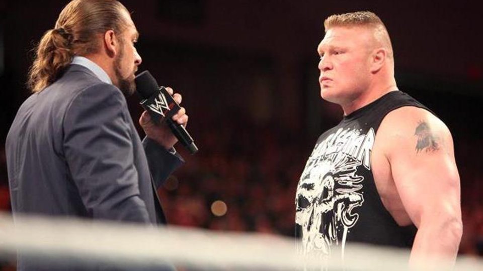 Triple H Compares Top NXT Star To Brock Lesnar