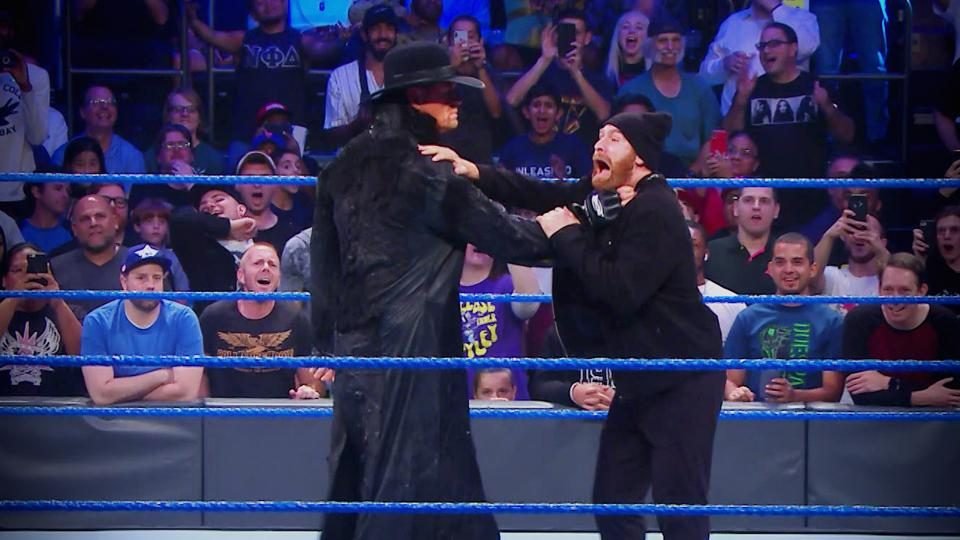 Undertaker Chokeslams Sami Zayn On WWE Smackdown