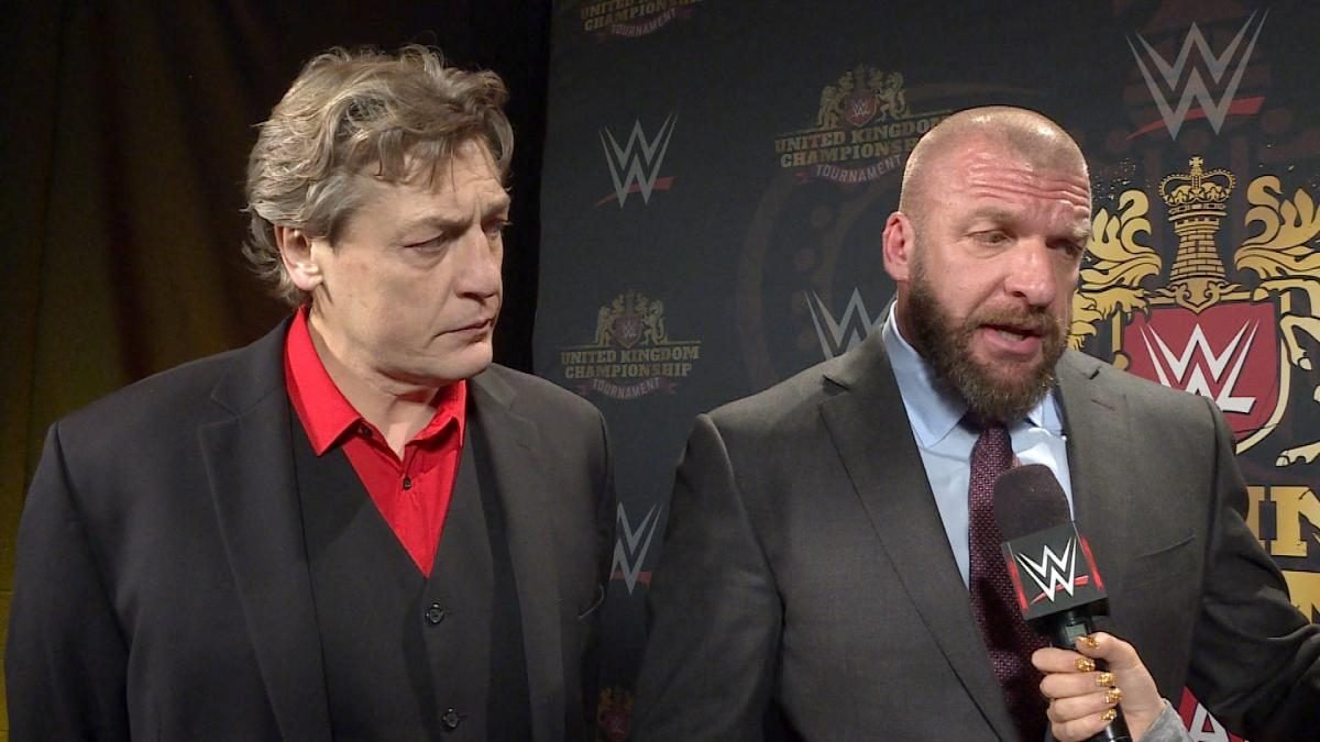 William Regal Reacts To Triple H Leaving Boots In The Ring At WrestleMania 38