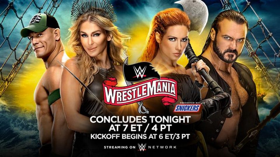 WWE WrestleMania 36 Night Two Live Results WrestleTalk