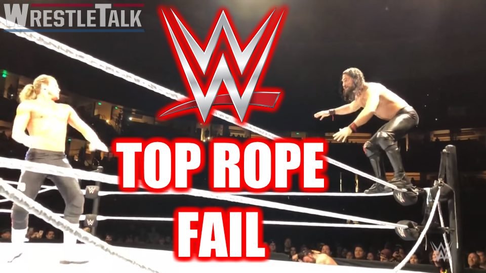 WWE Top Rope FAIL