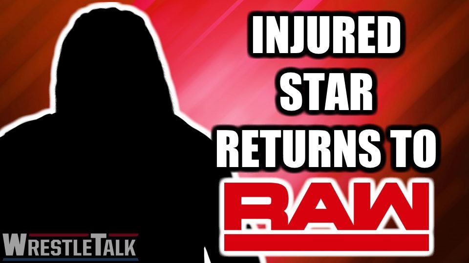 Injured WWE Champion Returns To Raw