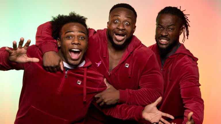 WWE stars Kofi Kingston, Xavier Woods and Big E - The New Day