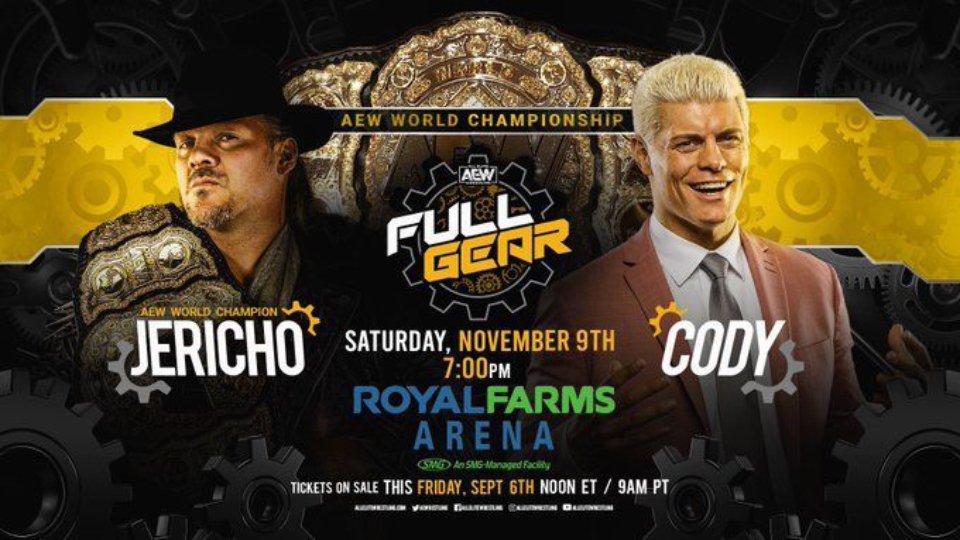 Unique Stipulation Added To AEW World Championship Match At Full Gear