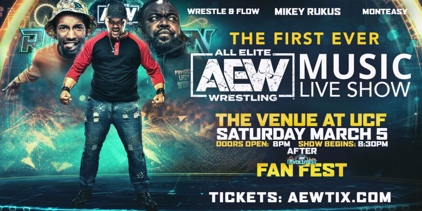 AEW Announces Live Music Show Over AEW Revolution Weekend