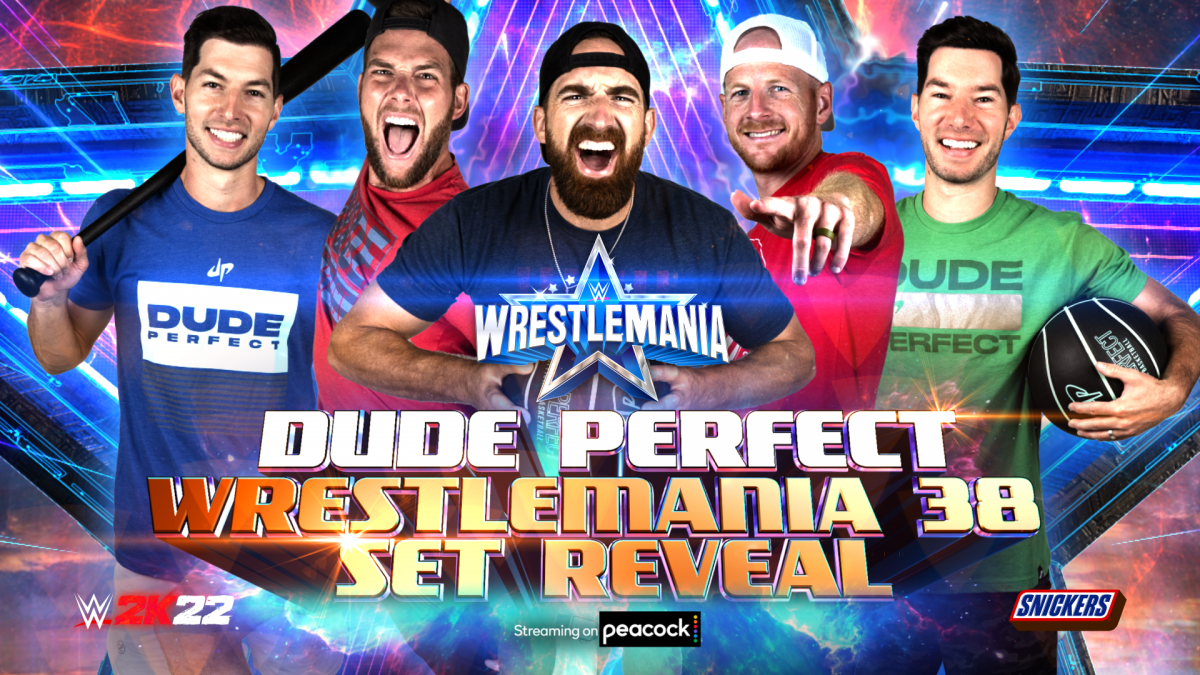 Dude Perfect To Reveal The WrestleMania 38 Stage