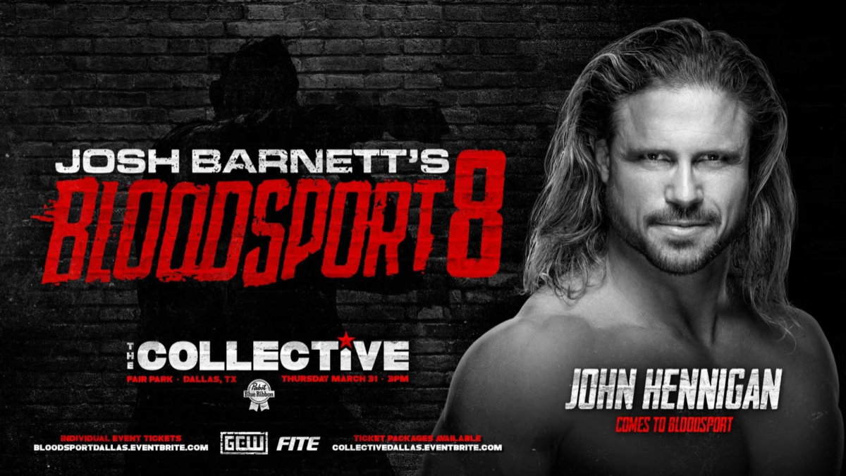 John Hennigan Announced For Bloodsport 8