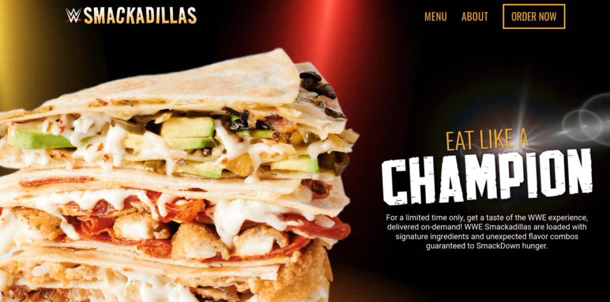 WWE & Nextbite Launch ‘Smackadillas’ Virtual Restaurant