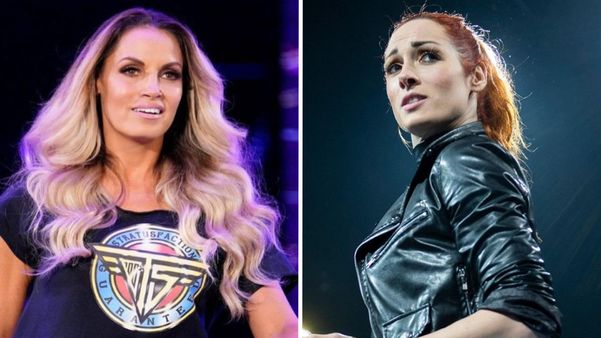 Trish Stratus Mocks Seth Rollins In Response To Becky Lynch Tweet