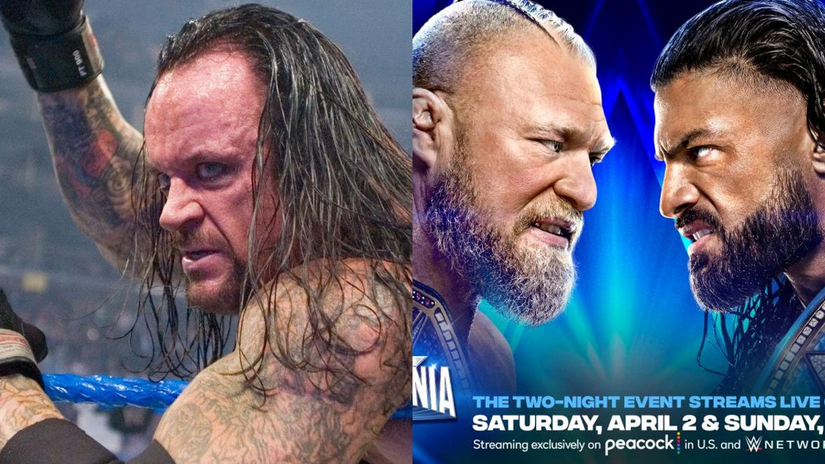 New backstage footage shows Undertaker apologising to Roman Reigns for his  performance in their match at WrestleMania 33 | talkSPORT