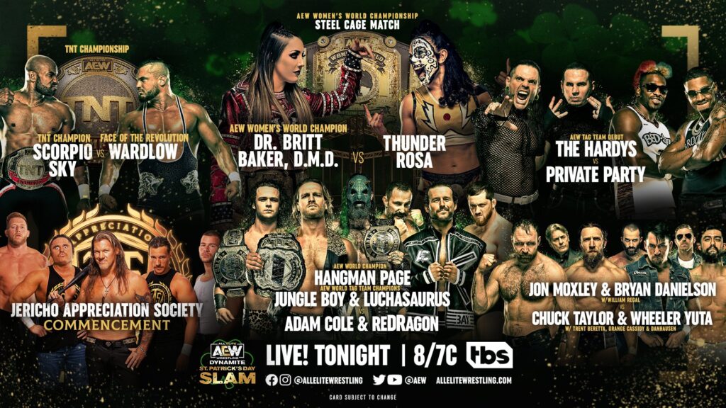 AEW: Dynamite St. Patrick’s Day Slam 2022 Live Results