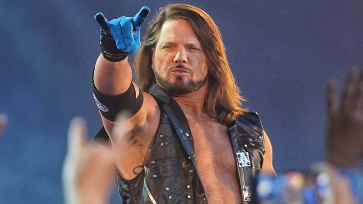 Real Reason AJ Styles Was Busted Open In WrestleMania 38 Match