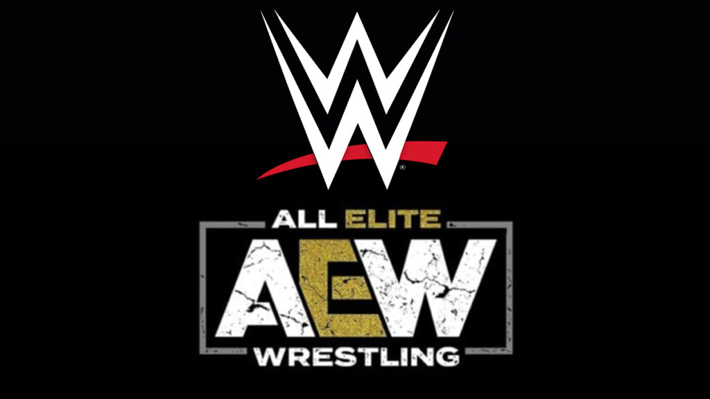 WWE AEW logos