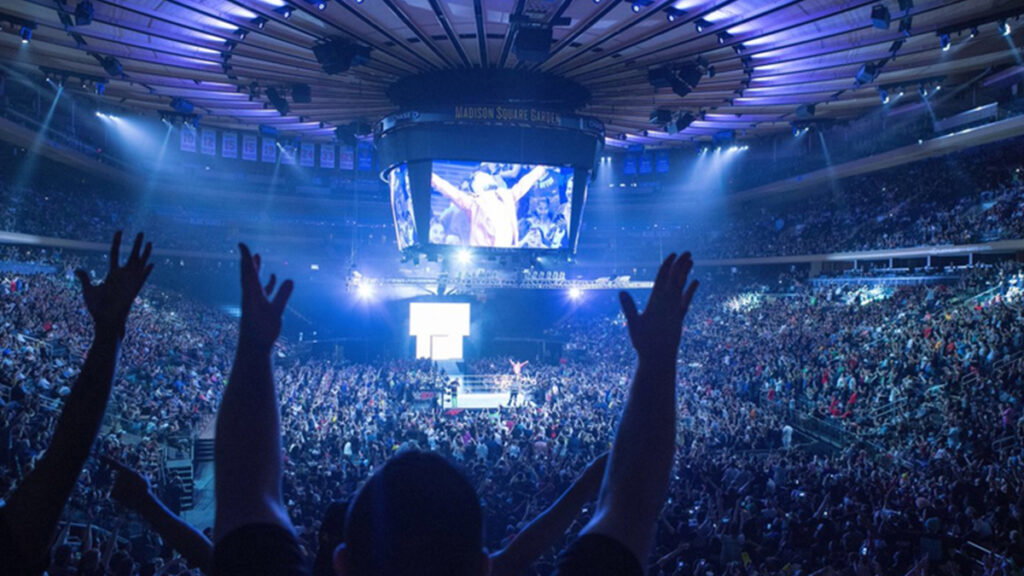 WWE show at Madison Square Garden