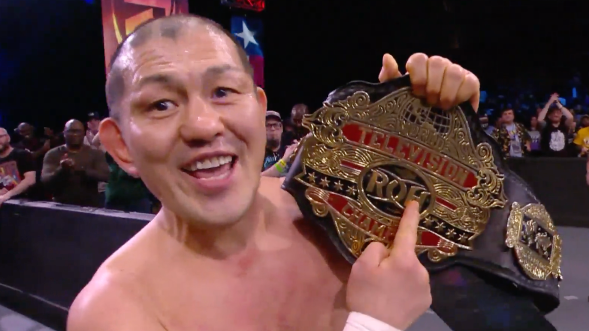 Minoru Suzuki Wins ROH TV Championship