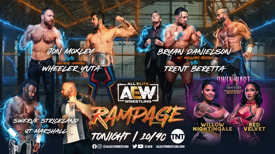 Watch Danhausen and Little Danhausen on @aew Rampage tonight or be