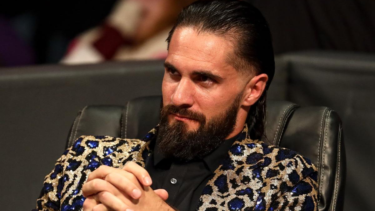 Was Seth Rollins Watching The AEW Double Or Nothing Media Scrum?