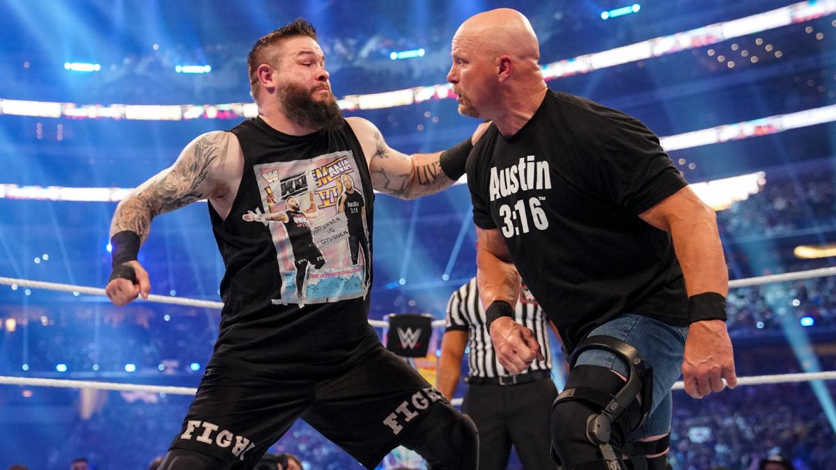 What Steve Austin Told Kevin Owens Prior To WrestleMania 38 Match