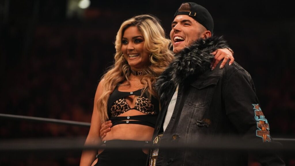 AEW stars Tay Melo and Sammy Guevara