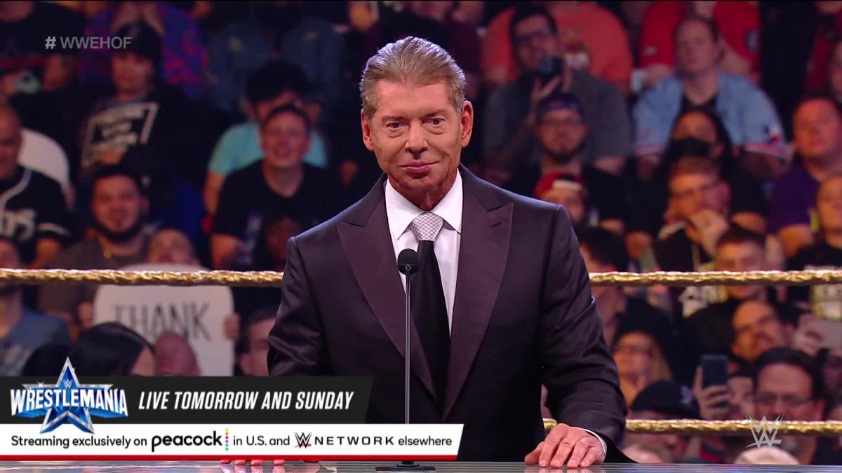 Vince McMahon Fascinating Name Drops During Hall Of Fame Induction