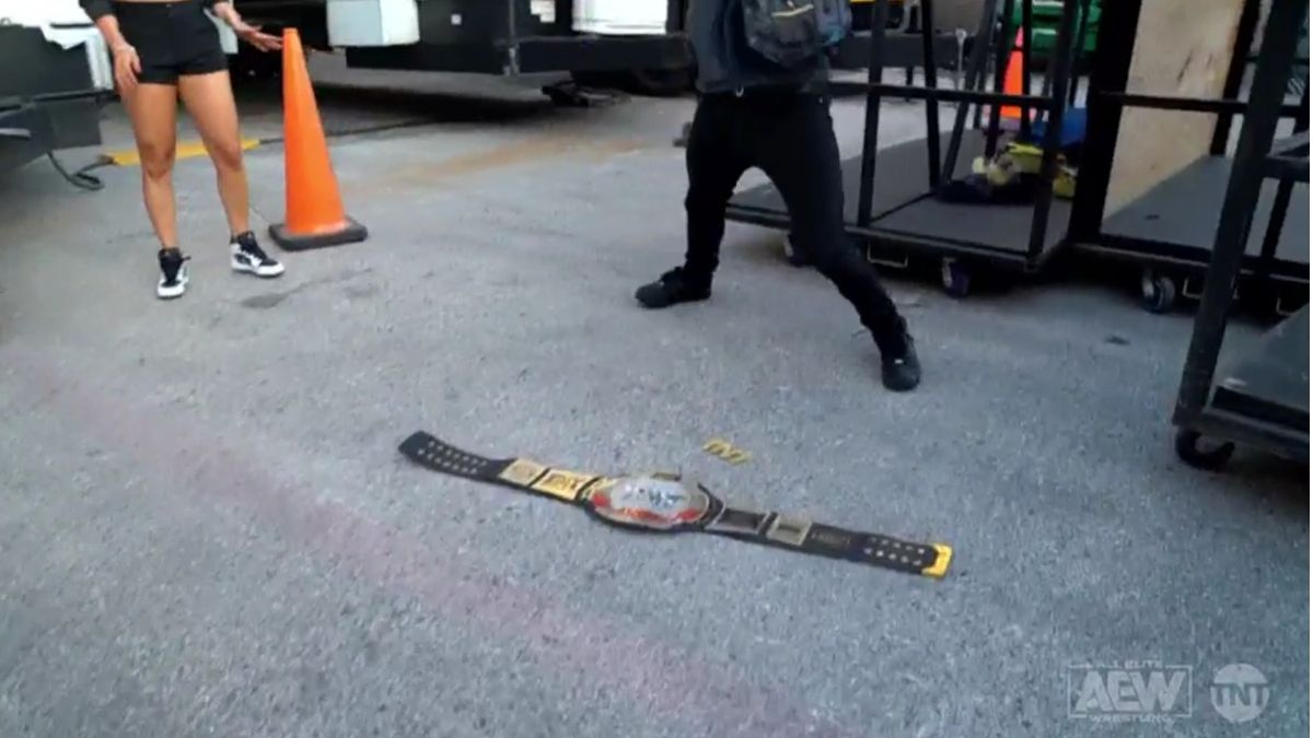 Sammy Guevara And Frankie Kazarian Destroy TNT Championship Belt