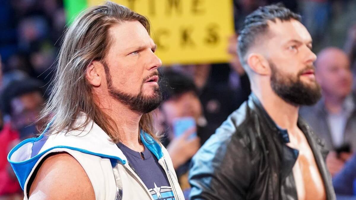 WWE stars AJ Styles and Finn Balor