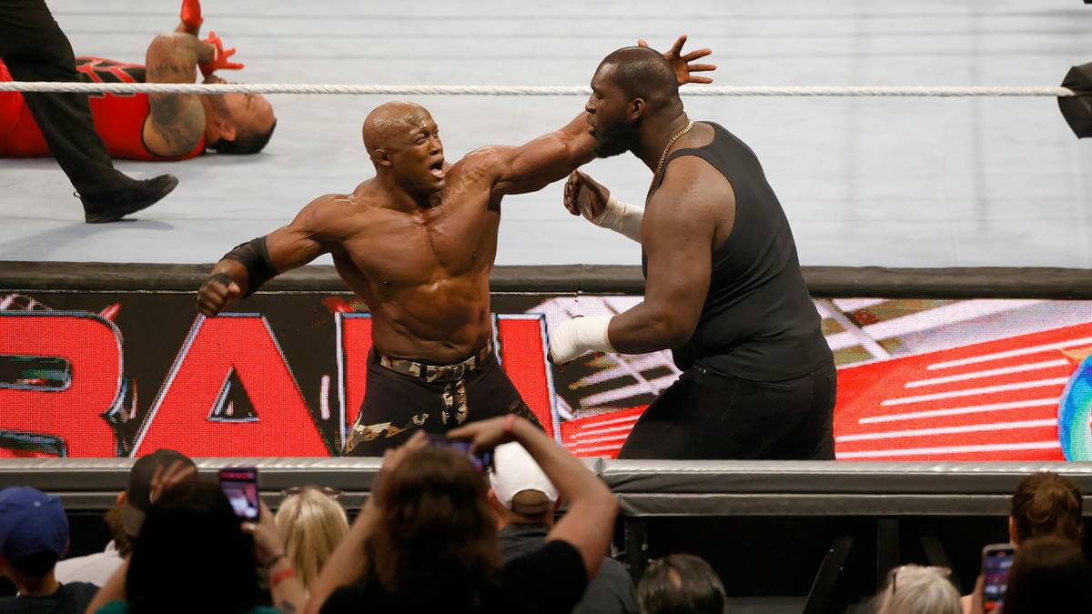 Bobby Lashley Vs Mvp And Omos Set For Wwe Hell In A Cell Wrestletalk 