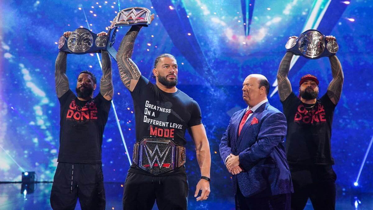 VIDEO: Roman Reigns & The Usos React To Viral Bloodline WWE Entrance TikTok Video