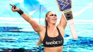 Ronda Rousey Wins SmackDown Women's Championship At WrestleMania Backlash